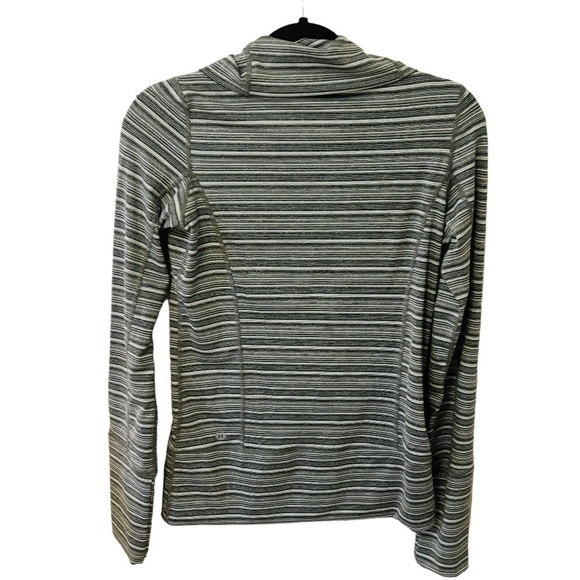Lululemon Grey and Purple Stride Jacket Striped SZ 6 - Picture 3 of 9